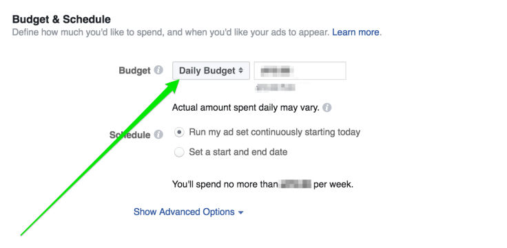 affiliate marketing budget