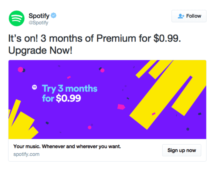 spotify twitter ad