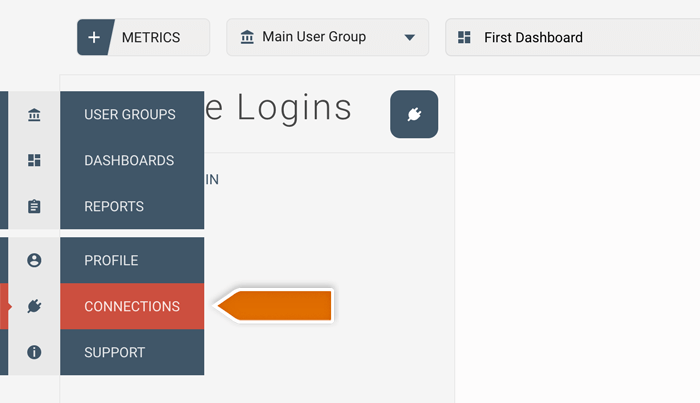 Choose Connections in Octoboard