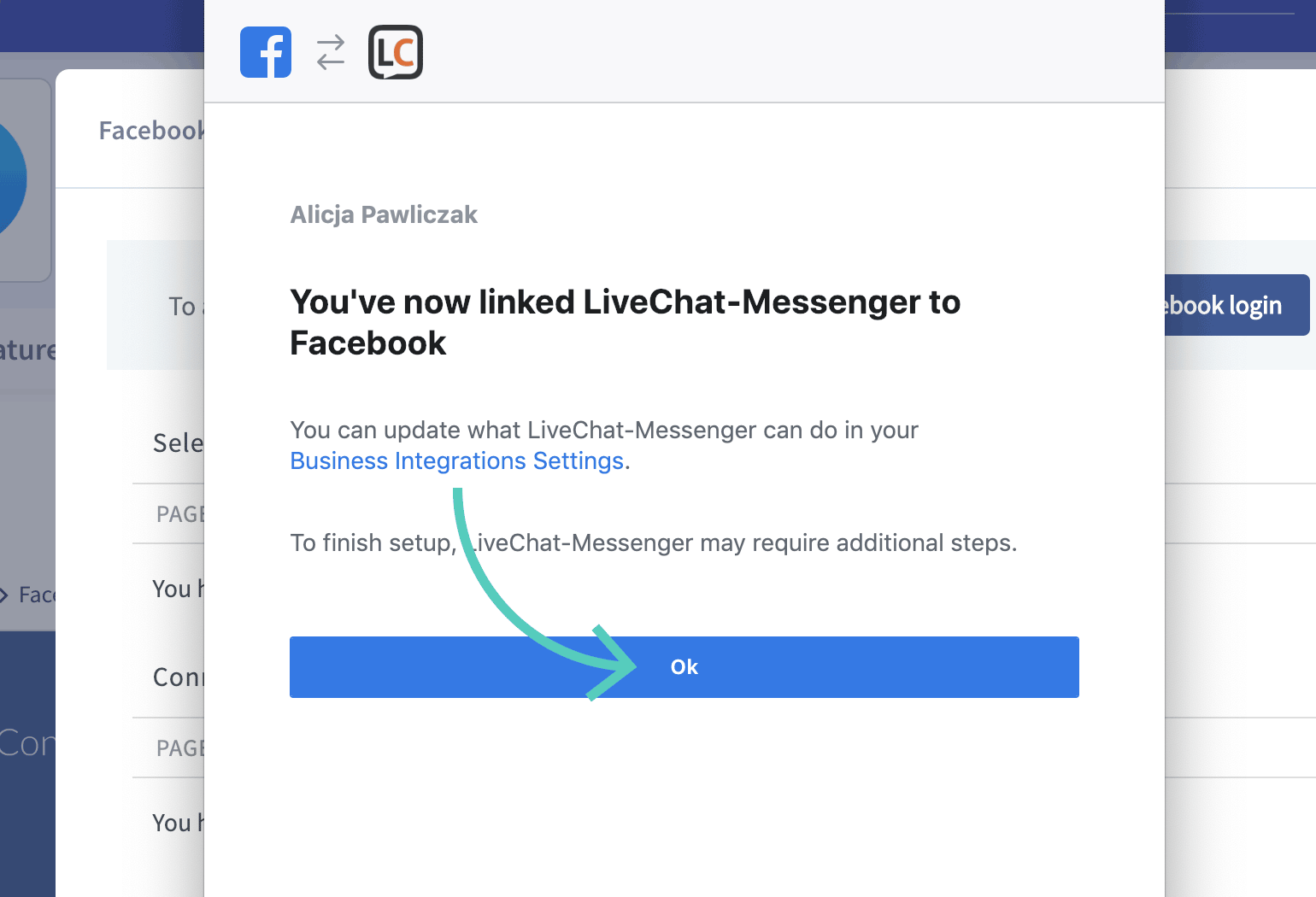 Connect Facebook Messenger To Livechat Livechat Help Center