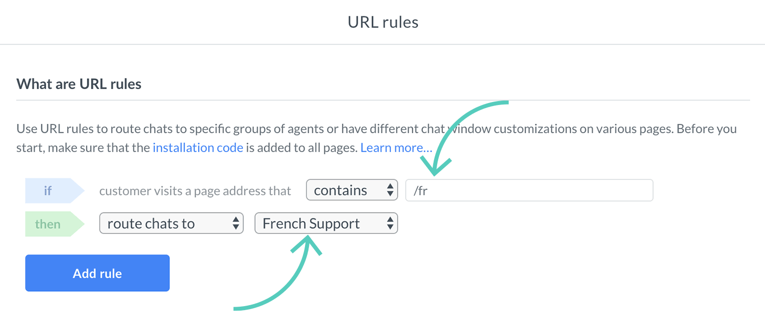 Customize language settings for a group