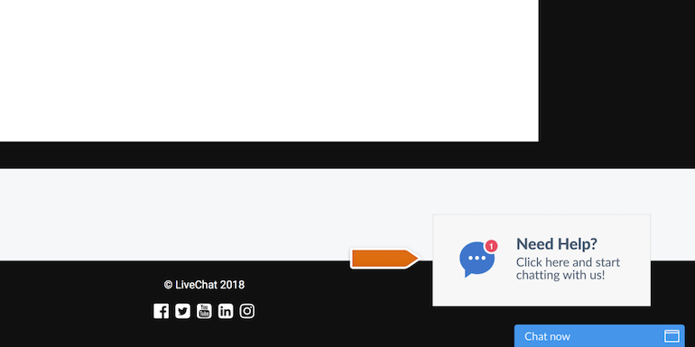 Uscreen livechat installed