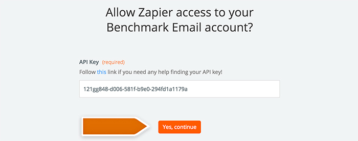 Authorizing application in Zapier