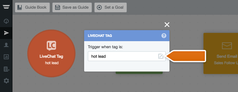 Choose a tag from the list