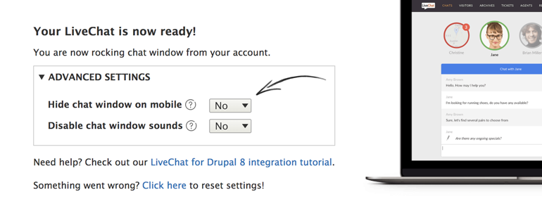 Live chat drupal 7