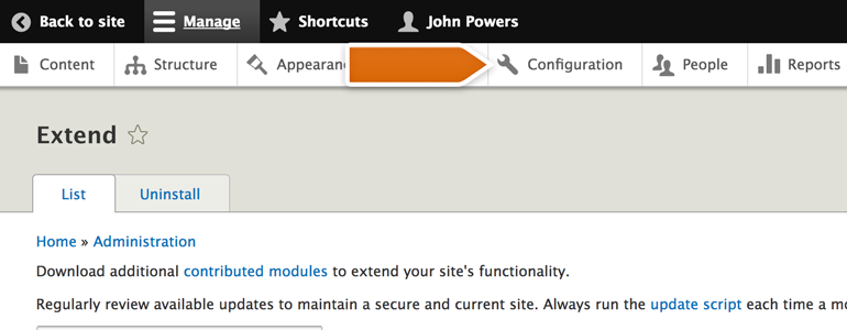 Go to Configuration to configure your LiveChat plugin