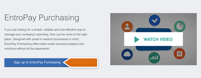 Creating a company&rsquo;s account? Sign up for EntroPay Purchasing!