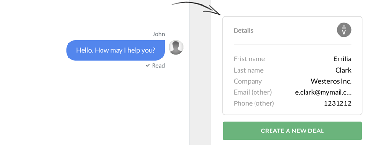 Highrise LiveChat: See your customer&rsquo;s details during chat