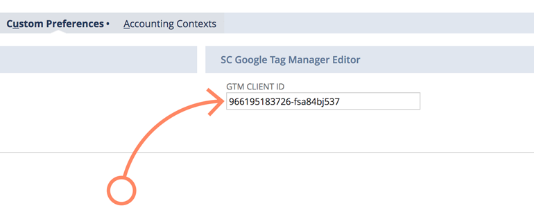 NetSuite LiveChat: Use Google Tag manager client ID