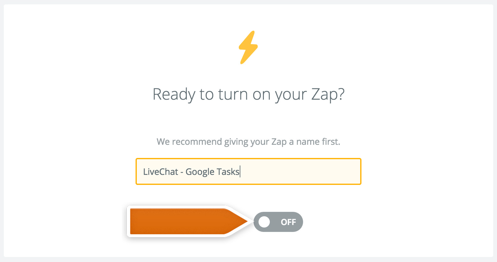 Saving the Google Tasks Integration