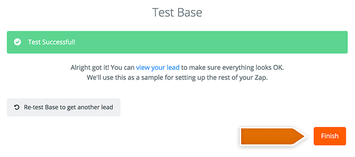 Base CRM integration: Testing Base