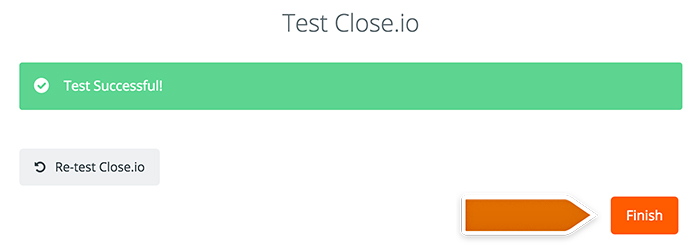 Test Close.io