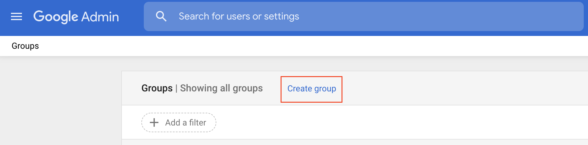 Creating a group in Google Groups