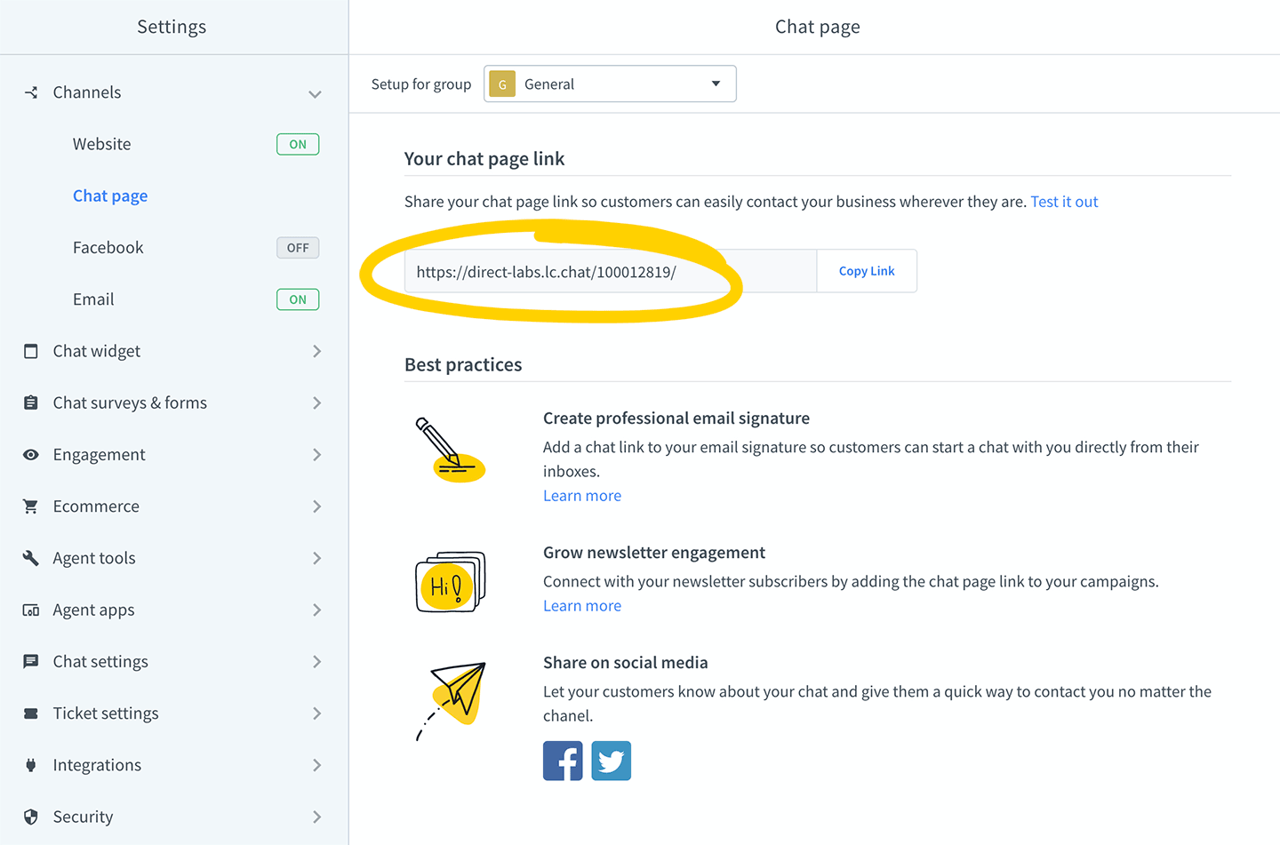 producteev chat options