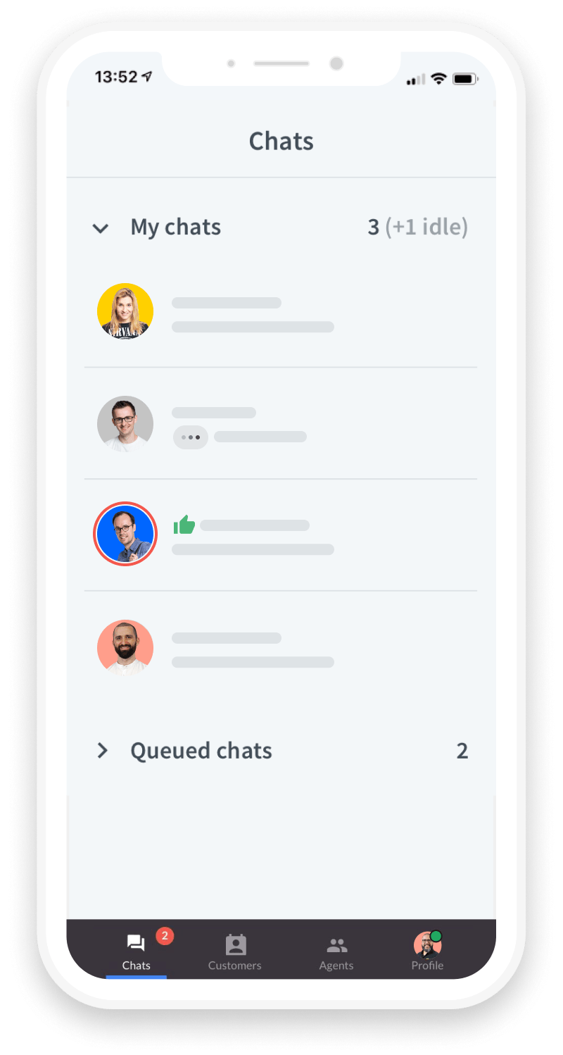 Product screenshots | LiveChat.com