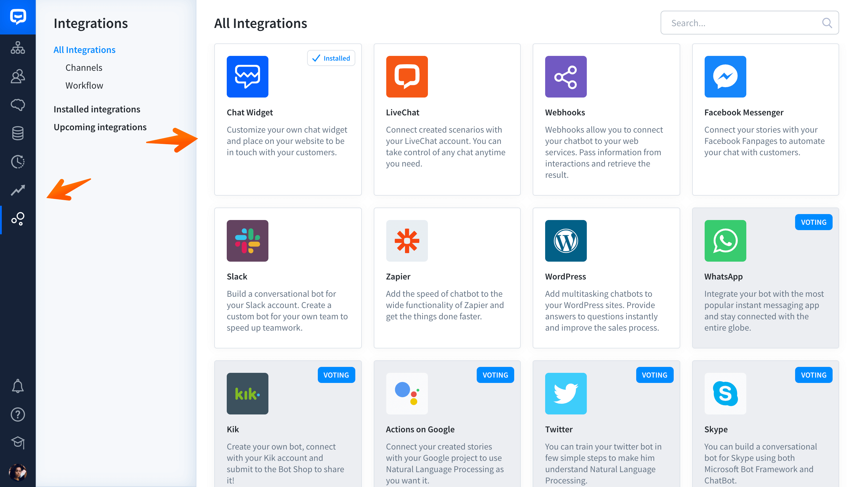 how to instal chatbot