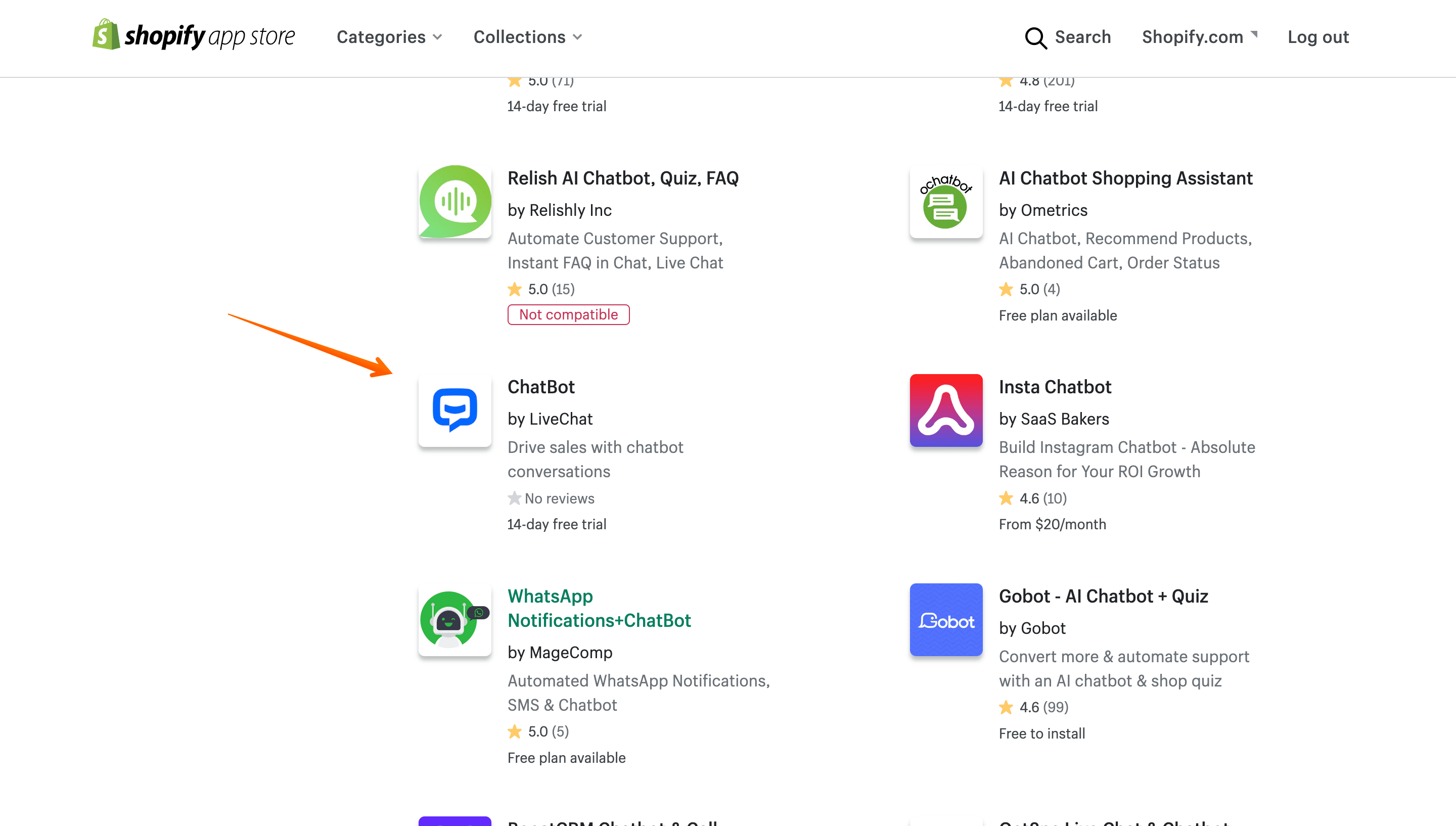 chatbot and shopify installation process