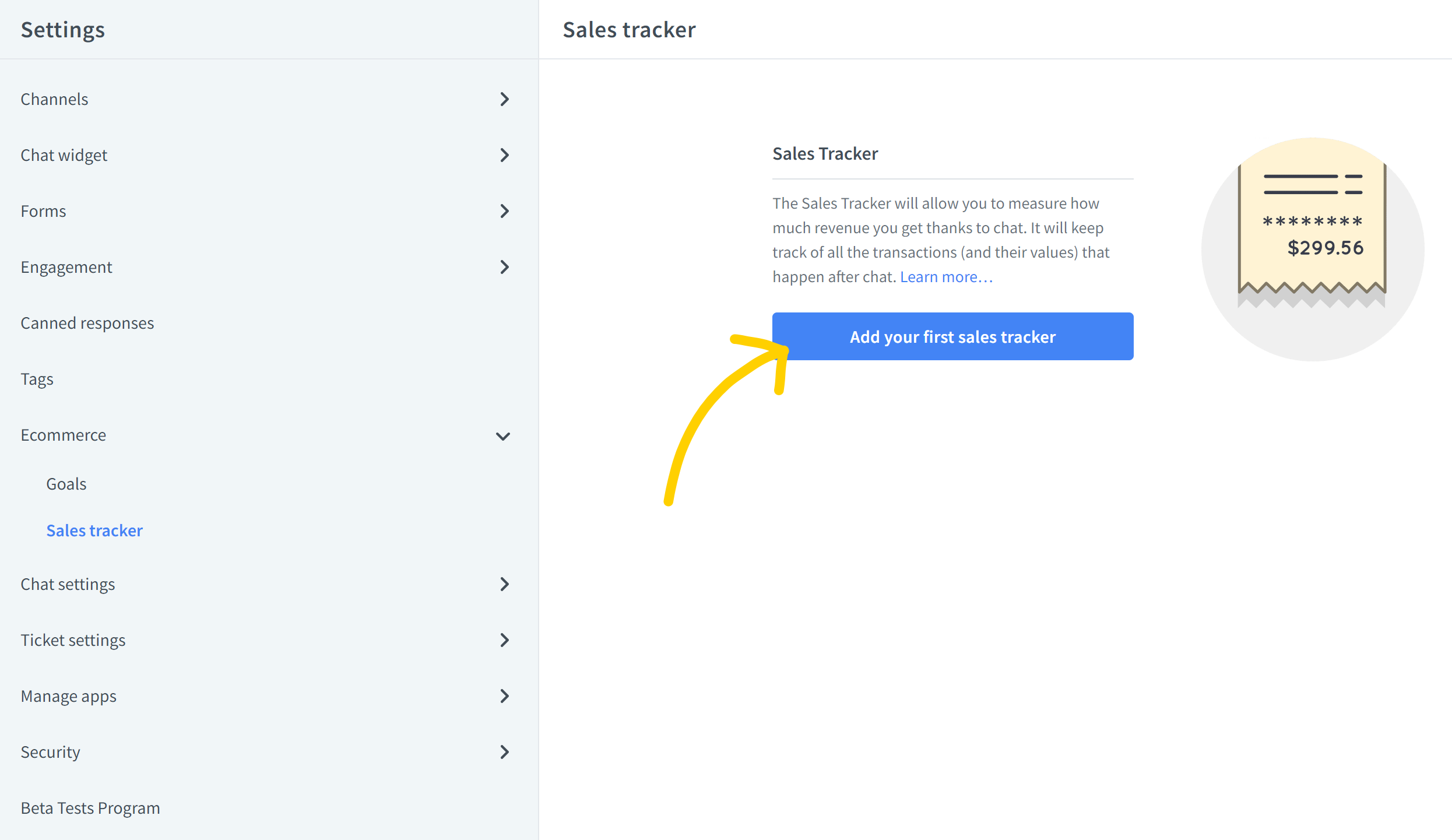 Creating a LiveChat Sales Tracker