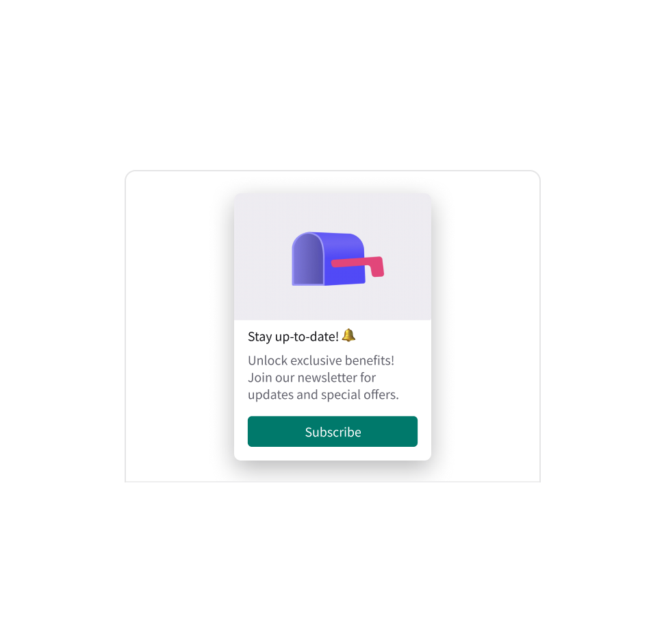 Mailchimp Newsletter Sign Up Campaign