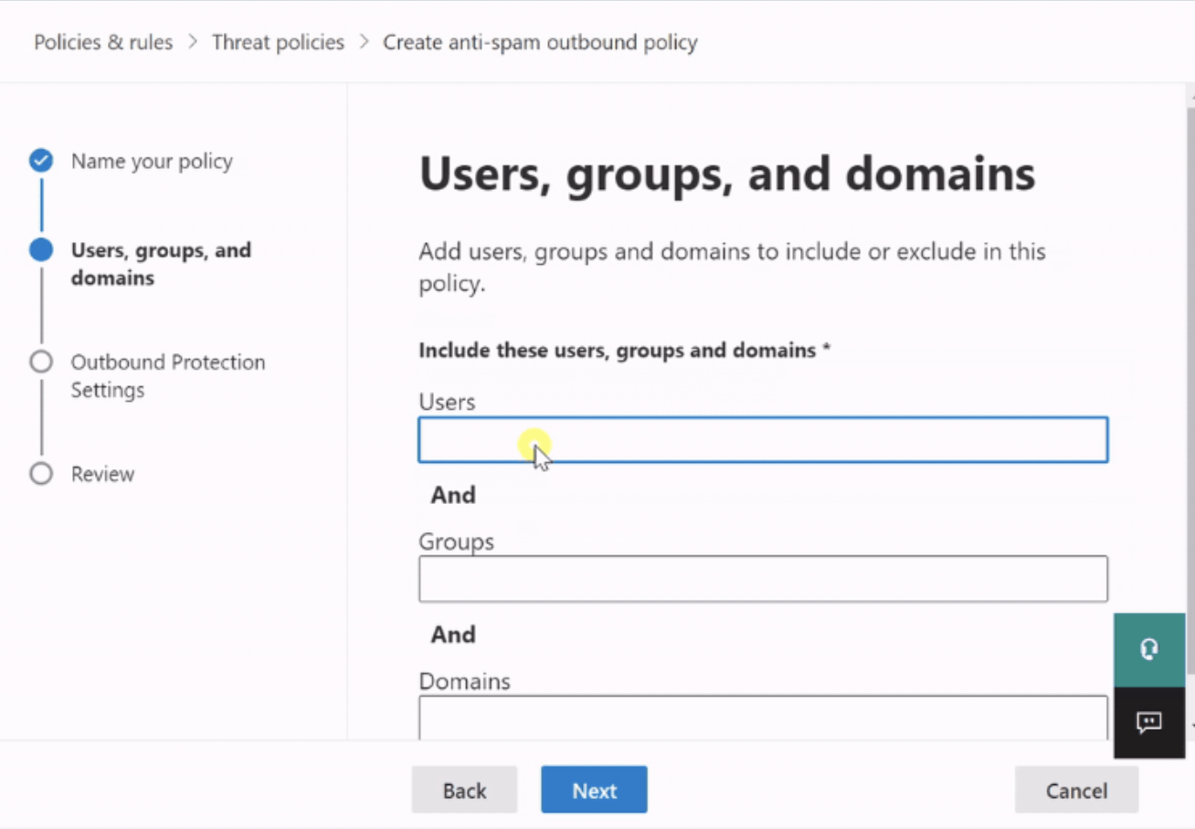 Locating the user account authorized for forwarding.