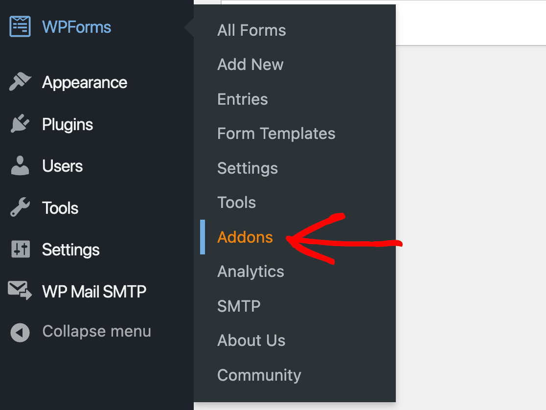 WPForms addons