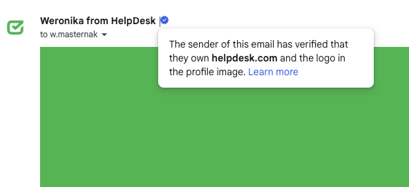 Brand Indicators for Message Identification in HelpDesk.