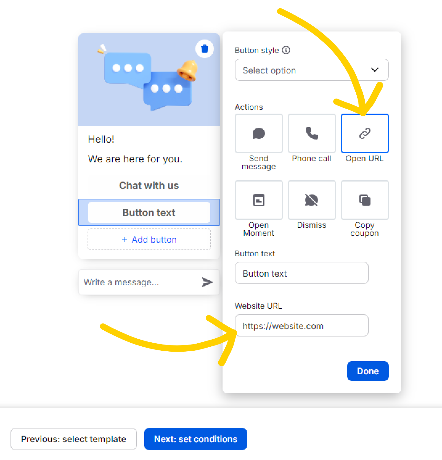 Customize your campaign