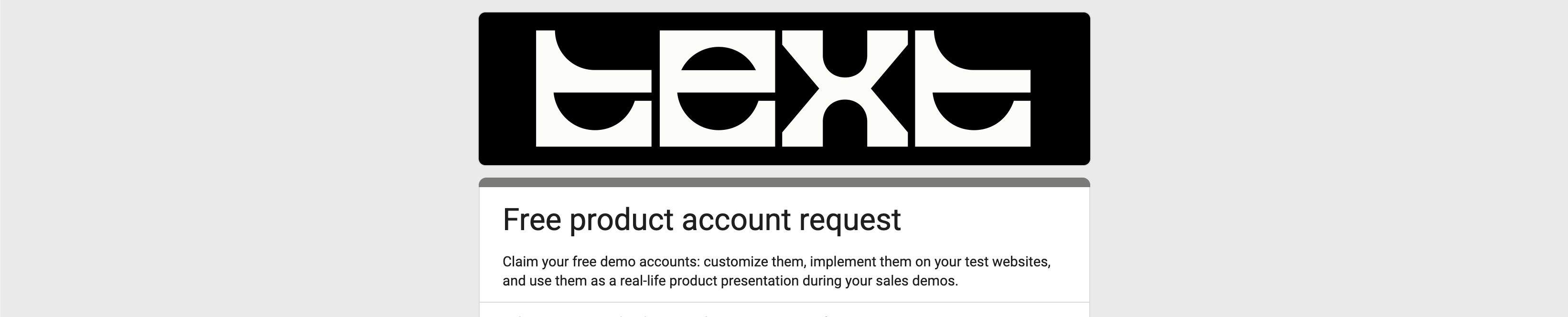 product demo request form
