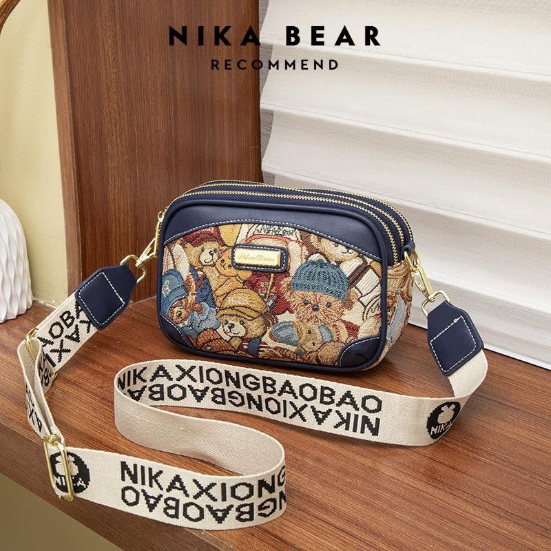 Nika Bear torbica - teget