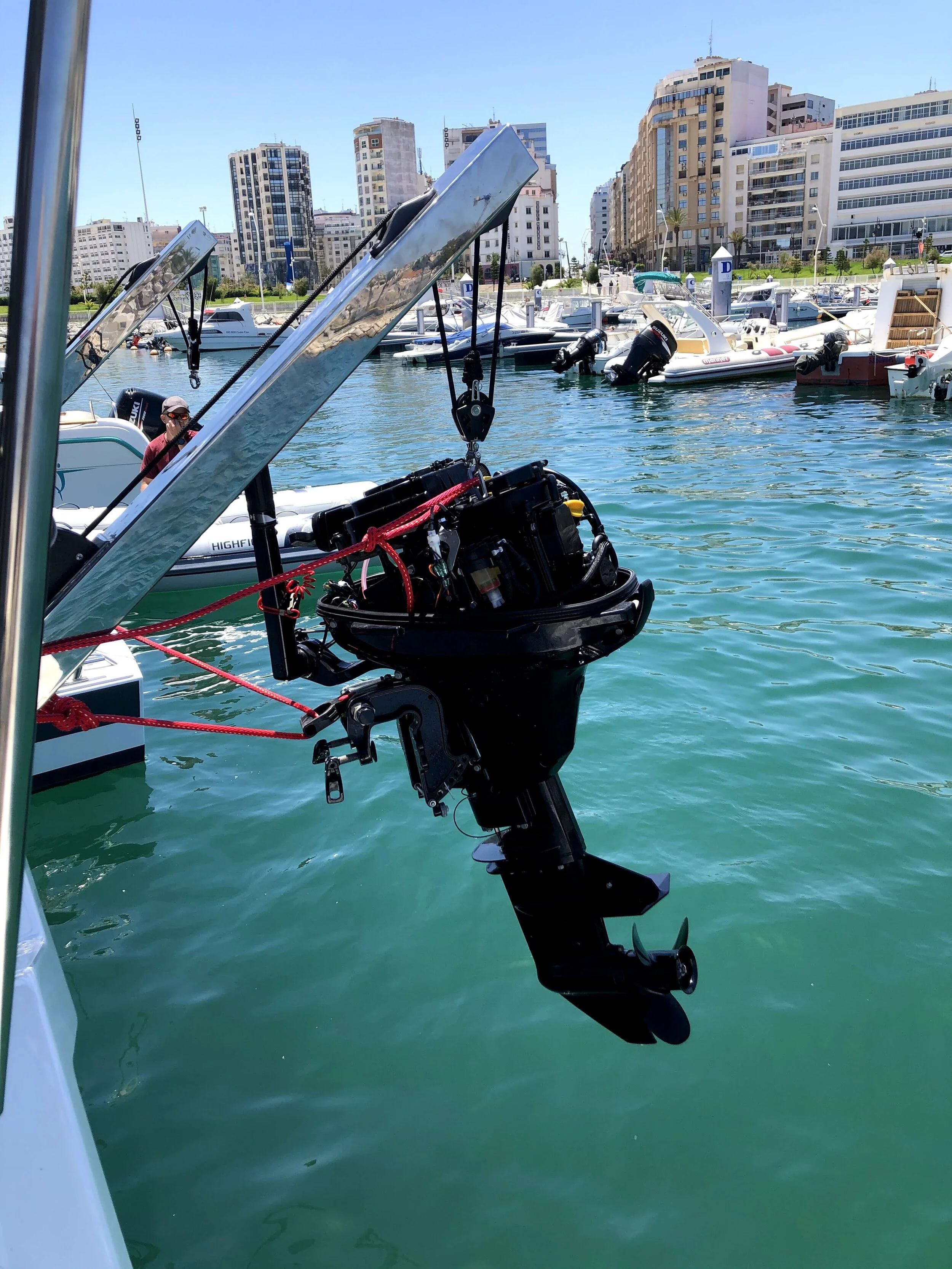 Fitting Our Dinghy Wheels