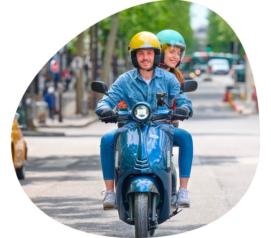 Photo scooter électrique swapperone design