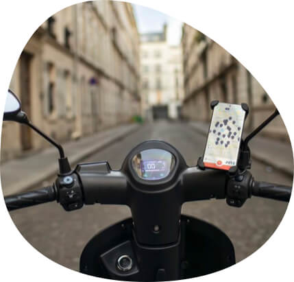 photo scooter électrique application mobile