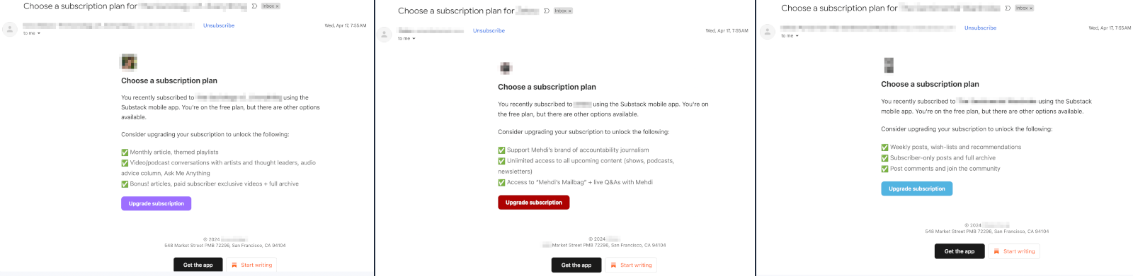 Substack Newsletters