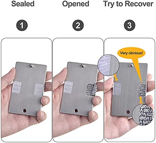 Vue 4 de Ganke Steel Bitcoin Wallet