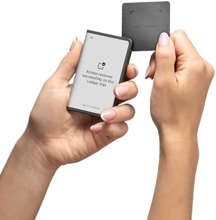 Vue 3 de Ledger Stax Premium Sous