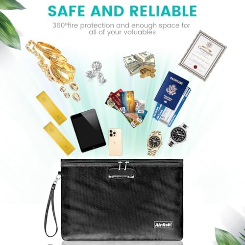 Vue 3 de Sac Documents Ignifuge