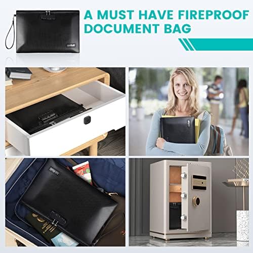 Vue 6 de Sac Documents Ignifuge