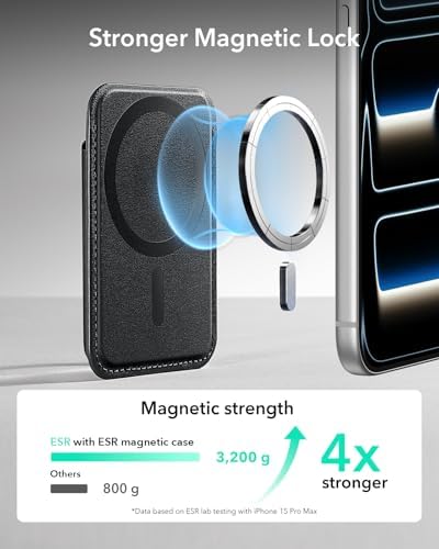 Vue 3 de Esr Portecartes Avec Magsafe