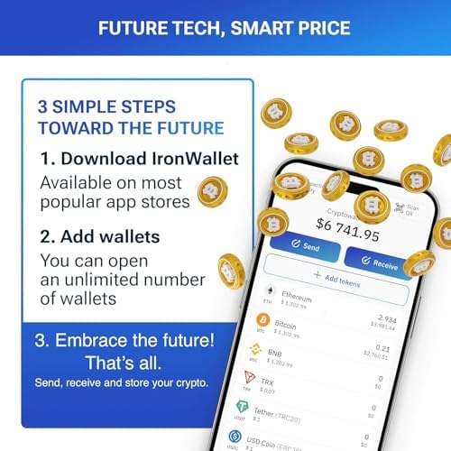 Vue 3 de Ironwallet Portefeuille Crypto Design