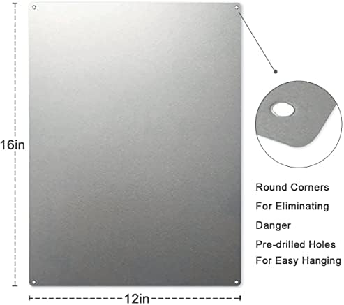 Vue 2 de Eorntdy Plaque Murale Retro