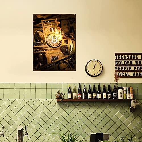 Vue 3 de Eorntdy Plaque Murale Retro