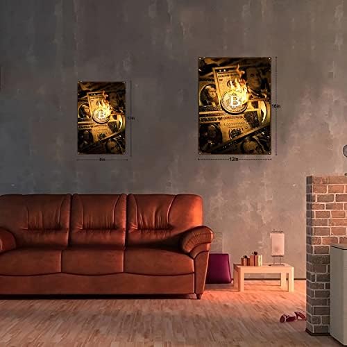 Vue 7 de Eorntdy Plaque Murale Retro