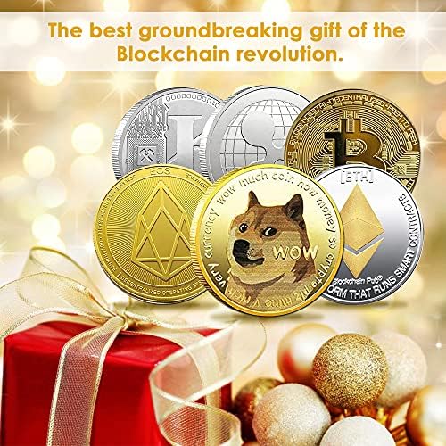Vue 2 de Ensemblecadeau De Cryptomonnaie Physique