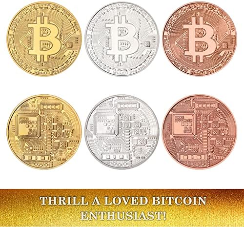 Vue 3 de Bitcoin Coin Collectible Gift
