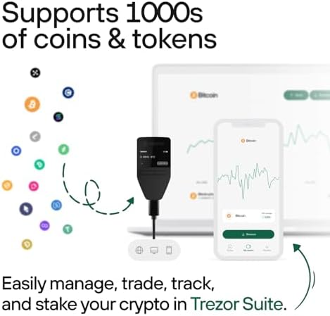 Vue 3 de Trezor Safe Portefeuille Materiel