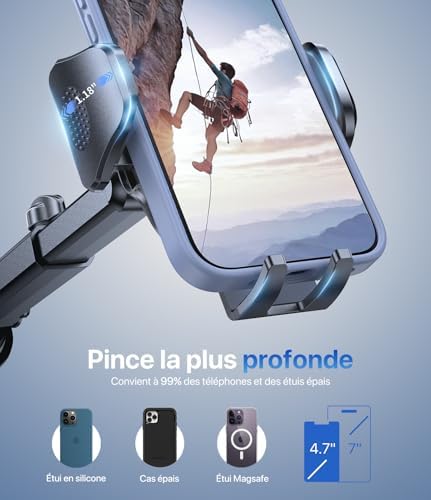 Vue 2 de Miracase Support Telephone Voiture