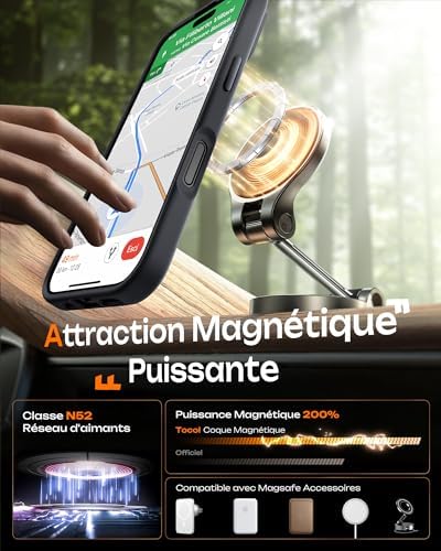Vue 4 de Tocol Coque Magnetique Pour