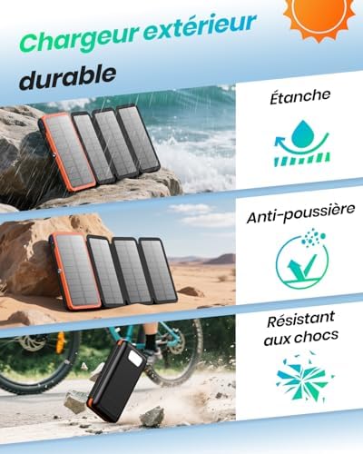 Vue 6 de Chargeur Solaire Power Bank