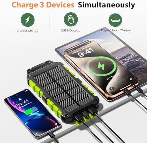 Vue 2 de Chargeur Solaire Mah Pdw