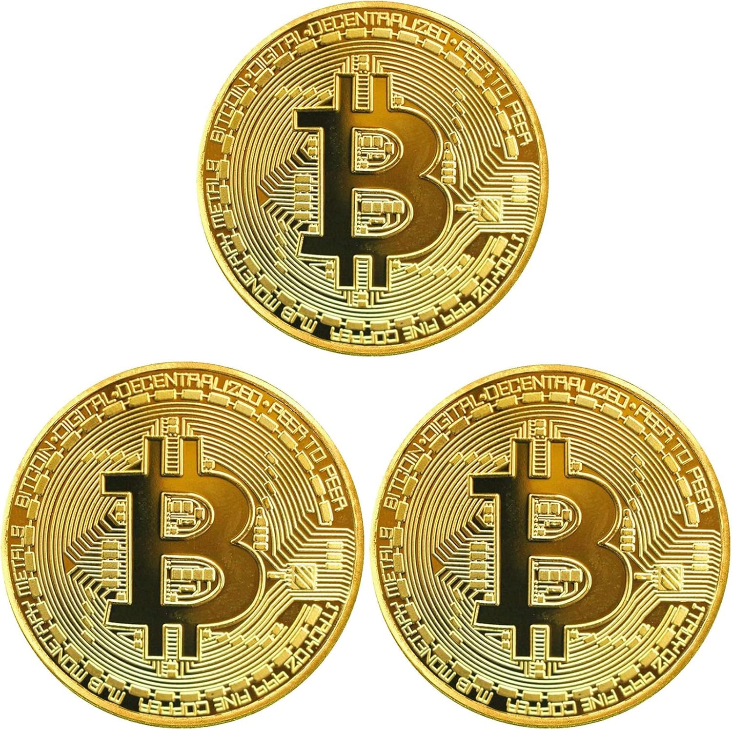 Pieces Bitcoin Coin Collectible